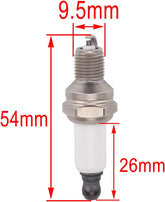 Hipa 794-00082 Spark Plug Replace # RDZ4H MTD Troy Bilt 753-05255 753-05255 791-180852B 794-00042 753-05784 79400043 794-00082 Pack-of-2